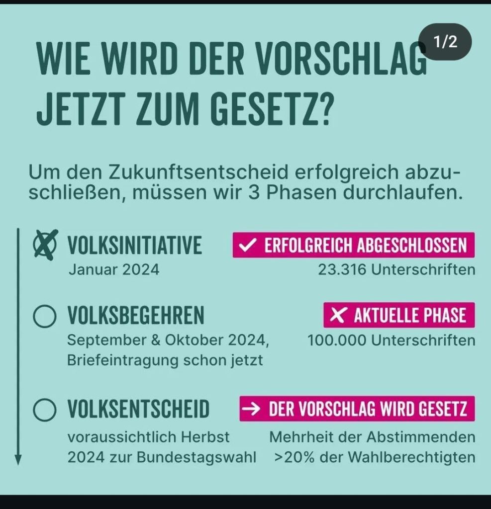 Phasen im Zukunftsentscheid Hamburg