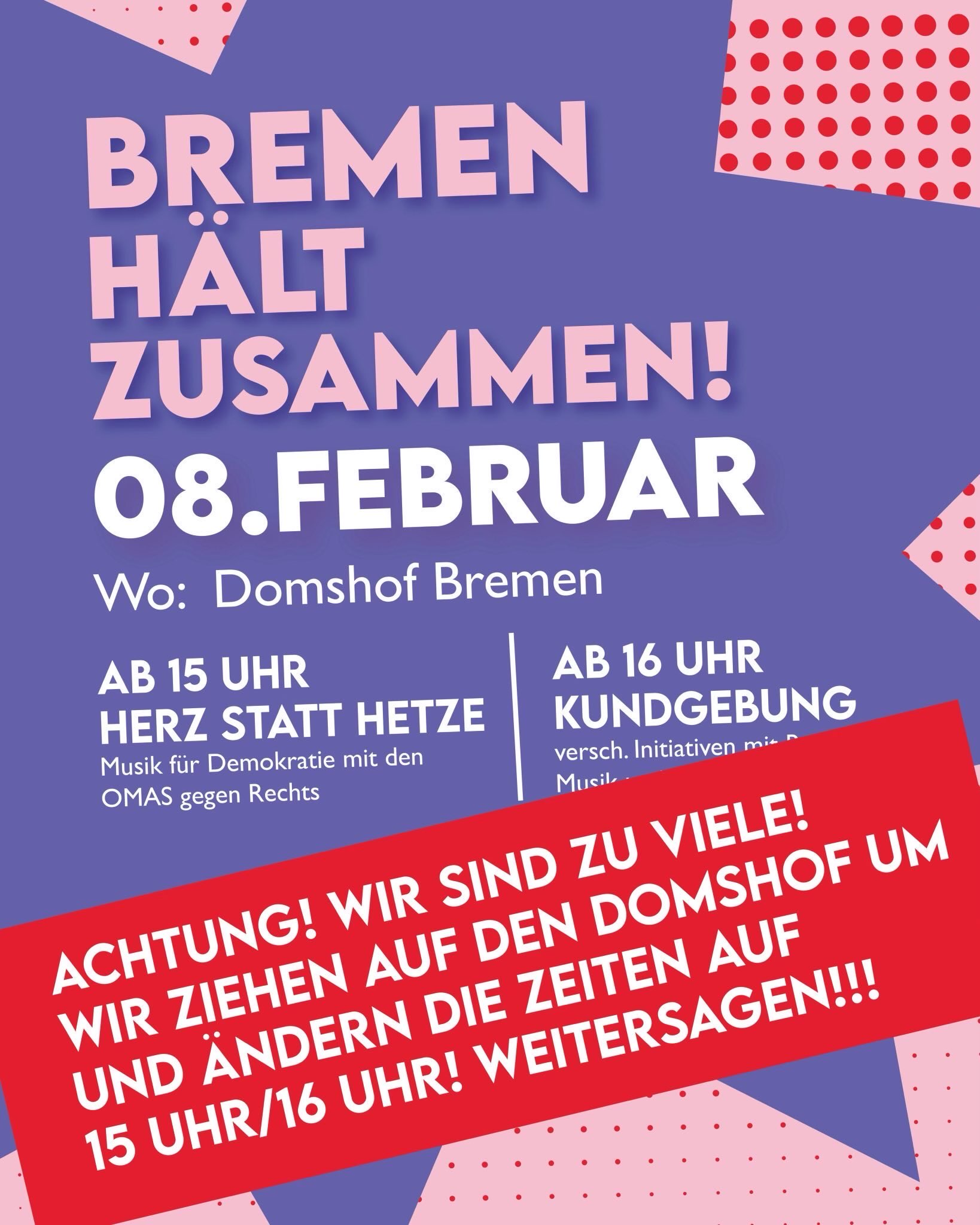 Bremen hält zusammen!