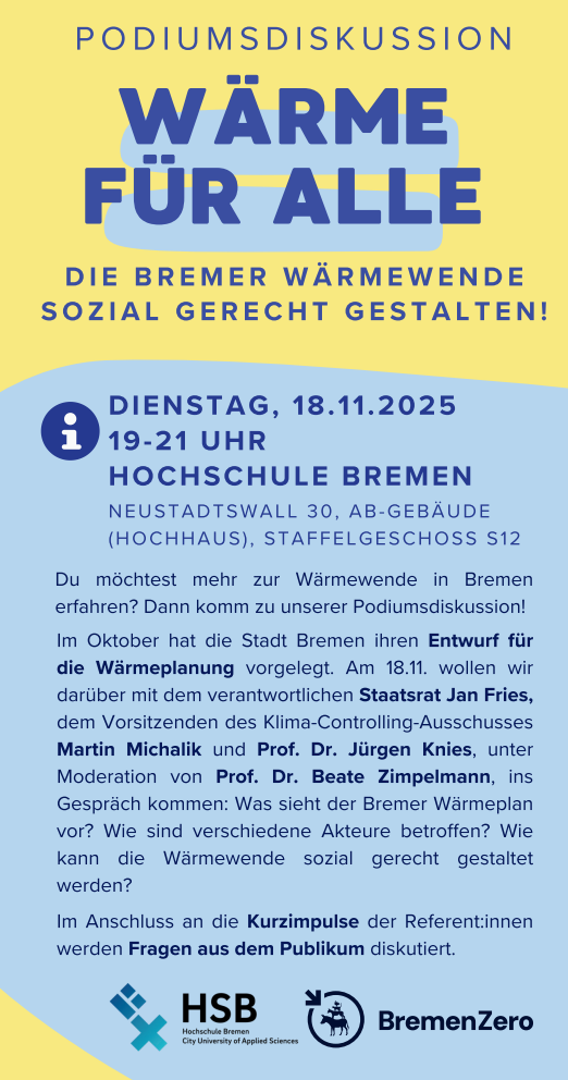 Podiumsdiskussion Wärme für Alle